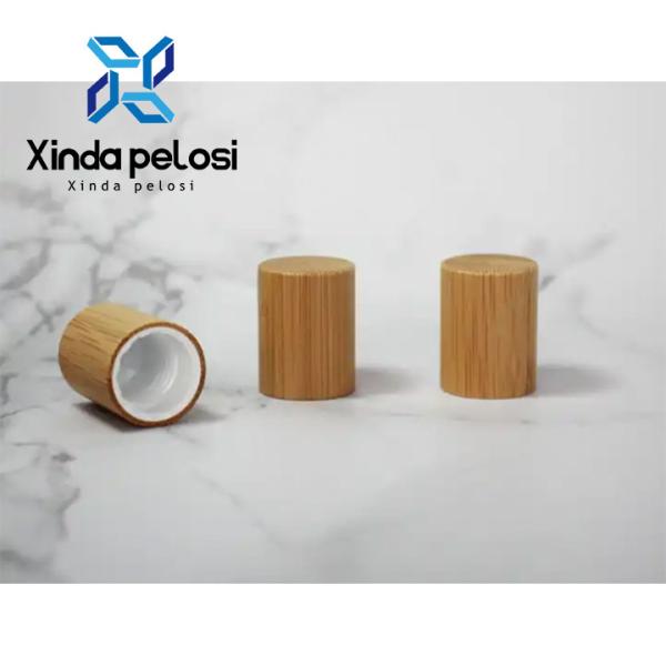 Quality Wooden Cosmetic Bottle Caps Custom Packaging Eco Portable Recyclable Bamboo for sale