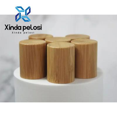 China Wooden Cosmetic Bottle Caps Custom Packaging Eco Portable Recyclable Bamboo Plain Cap for sale