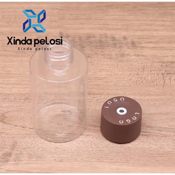 Quality Jar Cosmetic Bottle Caps Soft Touch Unique Center Twist Lock Dispensing Screw for sale