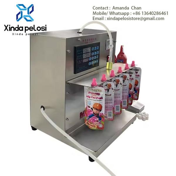 Quality Stand Up Plastic Pouch Sealing Machine, Mini Doypack Filling And Capping Machine for sale