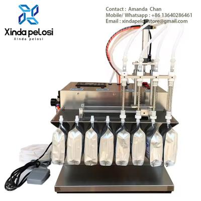 China Easy To Operate, Spout Pouch Bag Beverage Liquid Filling Machine For Food, Beverage, Chemical Etc Te koop