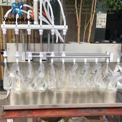 Κίνα Automatic Magnetic Stand Up Spout Pump Water Oil Yogurt Pouch Filling Packing Machine προς πώληση