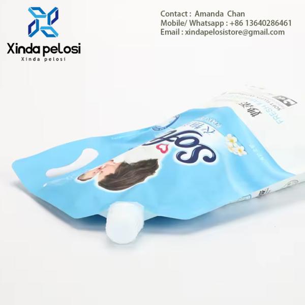 Quality Customized Stand Up Pouch Food Bags For Food Juice Beverages Laundry Detergent for sale