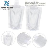 Quality Suction Nozzle Plastic Spout Pouch Bag For Travel Portable Foldable Lotion for sale
