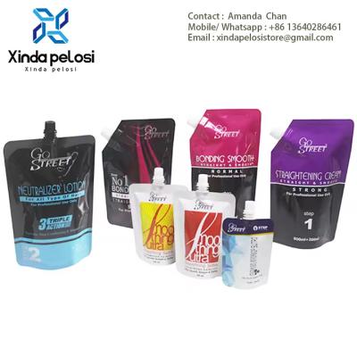 Cina Custom Laminated Printing Juice Stand Up Plastic Water Spout Pouch For Liquid Packaging in vendita