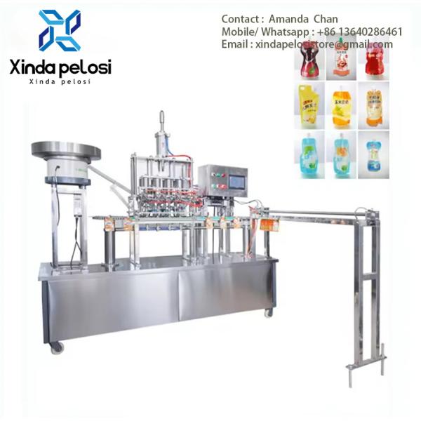 Quality Automatic Pouch Packing Machine Pouch Filling And Sealing Machine For Drink for sale