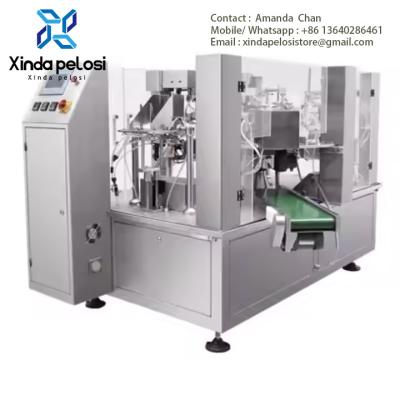 China Automatic Long Life Food Grade Thick Liquid Paste Filling Packing Machine For Stand Up Bag Etc for sale