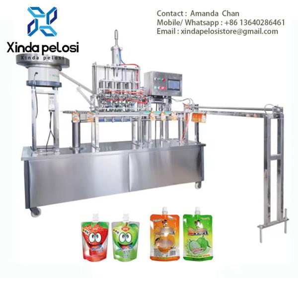 Quality Automatic Pouch Packing Machine Pouch Filling And Sealing Machine For Drink for sale