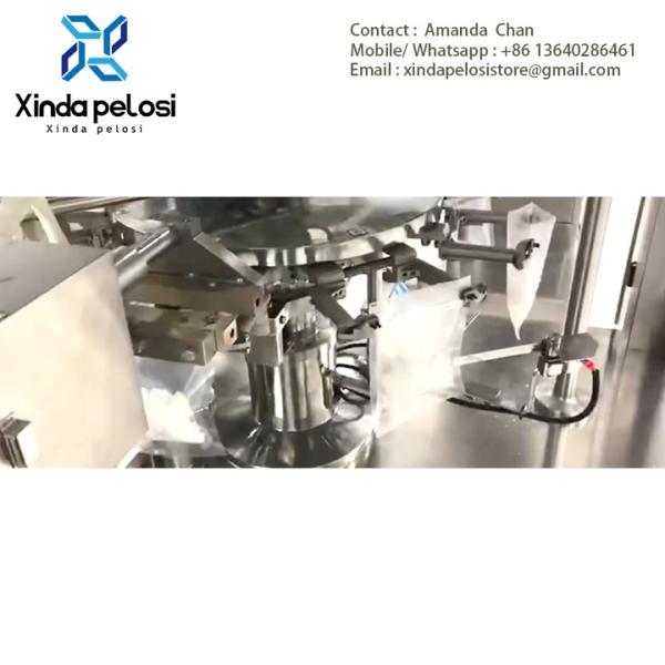 Quality Easy To Operate , Fully Automatic Stand Up Pouch Juice Packet Sealing Machine for sale