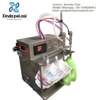 Quality Small Semi-Automatic Multi-Head Large Flow Bag Washing Liquid ,Cup Filling Sealing Machine for sale