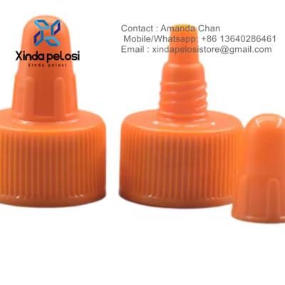 China Custom Logo Twist Top Cap For Solvents Oils Paint Ink Squeeze Bottle For Sale en venta
