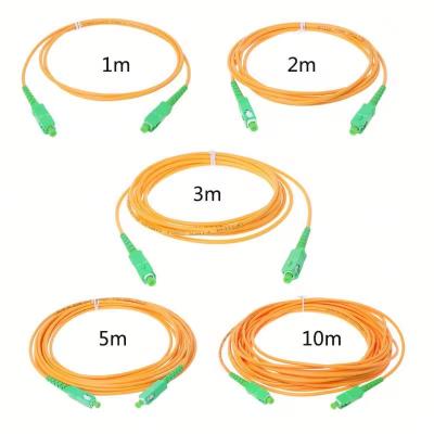 China SC LC FC ST 50/125 Multimode Fiber Jumpers  8Core Optical Patch Cable 1000m for sale