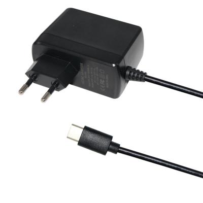 China PVC Jacket 18W 36W 12V Adapter Wall-Mounted Usb-C 9V 3A 5V 3A Power Supply Laptop Type c Charger for sale