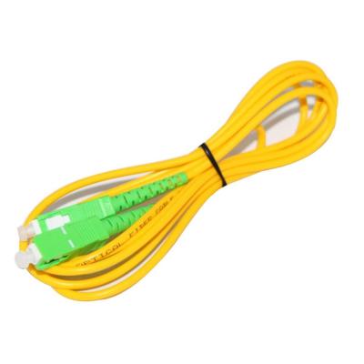 China Single Mode SC To SC Fiber Optic Cable 3Meter Fiber Patch Cord For Smooth Data Transfer for sale