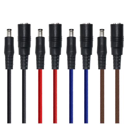 China 20AWG DC Power 5525 DC Plug Extension Cable Male To Female 5.5mm*2.5mm for sale