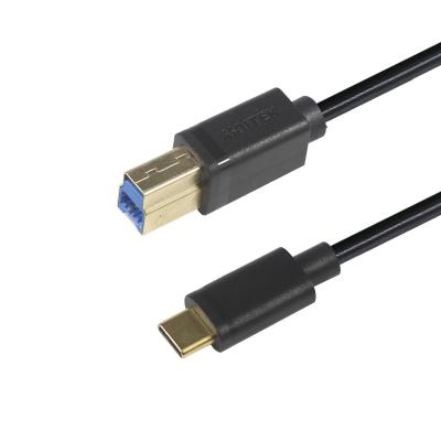 China 1m 1.5m 2.0 3.0 Type C Male To USB B Male USB Data Cable For Scanners And Printers for sale