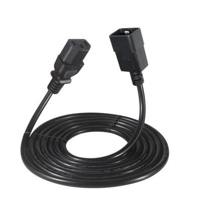 China Extension 16A Female Iec C13 Female To C20 Male Pdu Power Cord With Other Plug Standard for sale
