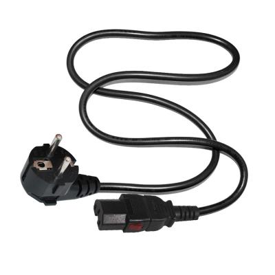 China Pse Pdu Locking Plug Power Cable with Rewireable Schuko CEE 77 to IEC15 Connector for sale