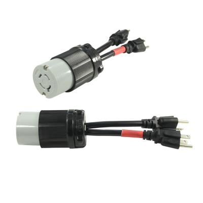 China Home Appliance 1ft 14/3 NEMA L14-20C Connector Extension Cord with USA Certificate for sale