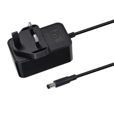 China DC 12V2A Power Supply Adapter 2000mA 24W AC/DC Converter with 5.5 x 2.5mm 2.1mm Plug for sale