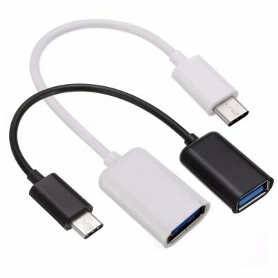 China 20cm Type C To USB Type A Female OTG Cable Adapter Customized for sale