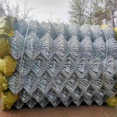 China 6ft Hot Dipped Galvanized Chain Link Wire Fence Mesh Park Security Fencing for sale