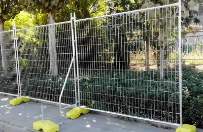 China Mobile Portable Temporary Fencing Iron Steel Temporary Security Fencing Australia Standard for sale