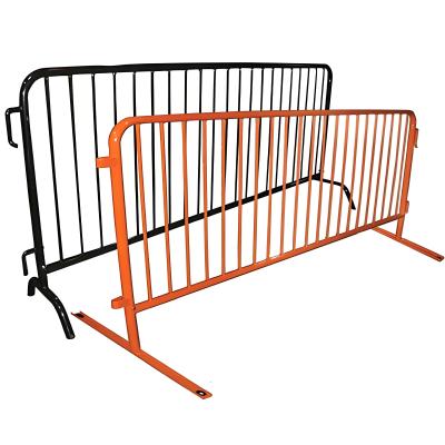 China Hot Dipped Galvanized Removable Safety Barriers 2.1M Construction Crowd Control Fence for sale