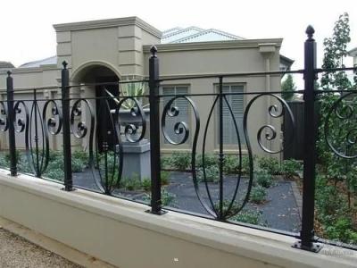 China European Style 1.8M Tubular Steel Fence Security Metal Palisade Fence Panels for sale
