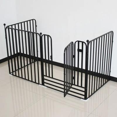 China 1.2M Heavy Duty Dog Playpen Strong Metal Dog Run Dog Enclosure Pet House for sale