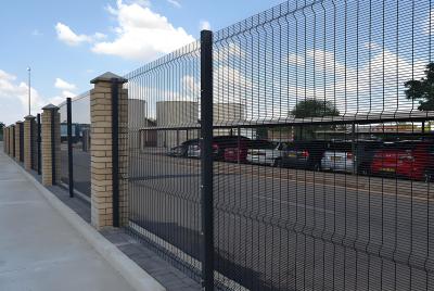 China South Africa 3D Anti-Climb Security Fence 358 Welded 2M Airport Security Fencing for sale
