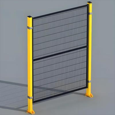 China ISO9001 Robot Safety Fence 5FT Workshop Isolation Fence Mesh Metal Machine Guardrail for sale
