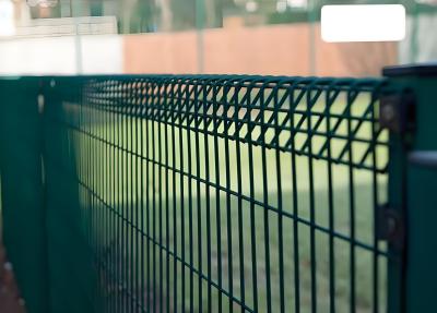 China Green PVC Coated Welded Wire Mesh Fencing 4mm Garden BRC Fencing Mesh Panel for sale