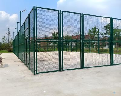 China Outdoor Sport Security Metal Wire Mesh Fencing 3M Tennis Batting Field Fencing for sale