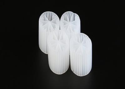 中国 バージンのHDPE MBBRよい表面積および白い色のプラスチック フィルター媒体 販売のため
