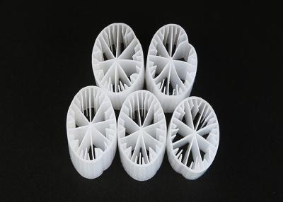 China Reator plástico branco hidrófilo do Biofilm da cama movente do HDPE dos meios de filtro à venda