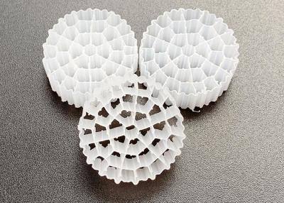 China Material branco plástico do Hdpe dos meios de filtro da tecnologia MBBR de FDA Safty A/O à venda