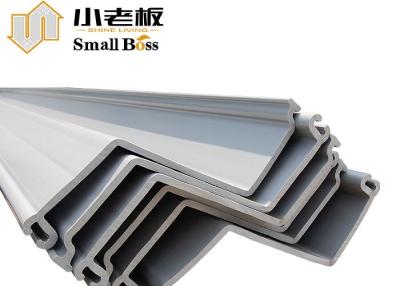 China Extrusion Vinyl PVC Sheet Pile Uvioresistant Customized Z Type Cut Off for sale