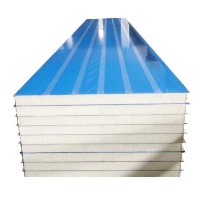 China Exterior Wall Insulation Polyurethane Foam Sandwich Panels Fireproof 950mm 1150mm for sale