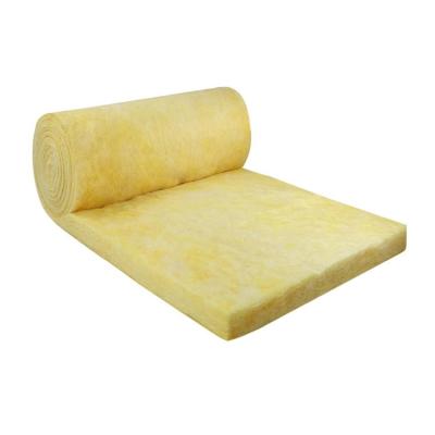 China 30mm Fiber Glass Wool Mat Thermal Insulation sound absorption 50kg/m3 for sale
