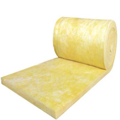 China Sound Absorbing Fireproof Roofing Felt Glass Cotton Roll 15-180mm Thickness for sale