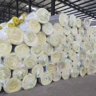 China 24k50mm Heat Insulation Glass Wool Felt Without Cotton Aluminum Foil Veneer for sale