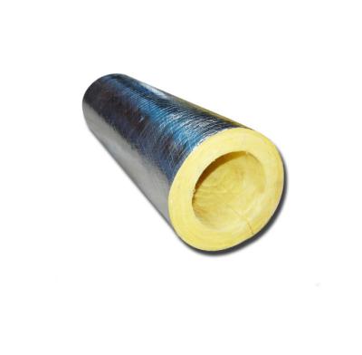 China Aluminum Foil Veneer Glass Wool Tube Fiber Glass Wool Thermal Insulation Kiln Outer for sale