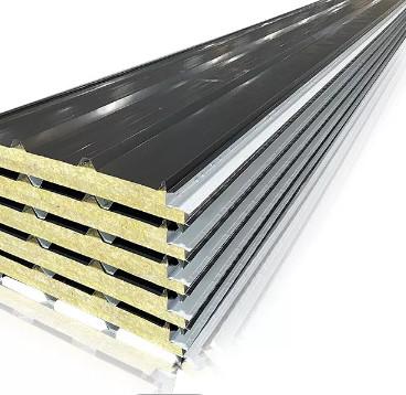 China Composite Panels Rockwool Insulation Board Roof Ceiling 40-120kg/m3 for sale