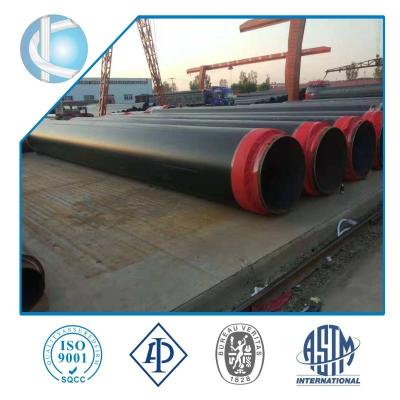 China Underground Thermal Insulation Steel Pipe Withpolyurethane Foam and HDPE Jacket for Chilled Water Gas Oil Project for sale