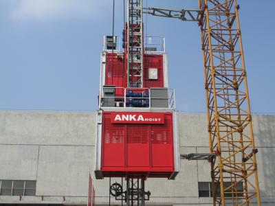 China ANKA SC200 Construction hoist elevator for lifting people and materials builders hoist in Iraqi buillder hoist market for sale