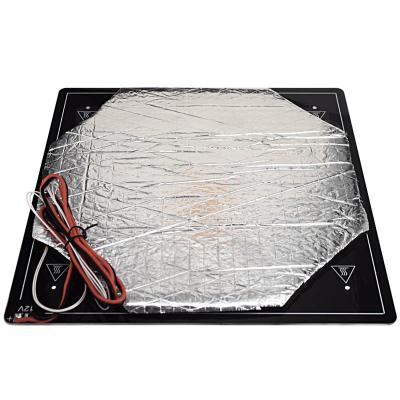 China 310mm*310mm*3mm 12V 220W 3D Printer Hot Plate With Welding Line for sale