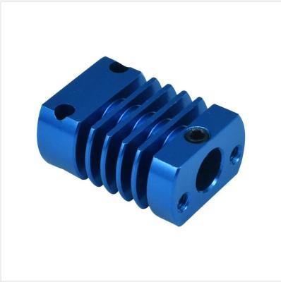 Chine Imprimante argentée bleue rouge Heatsink Aluminum Block de 27*22*12mm MK10 E3DV6 3D à vendre