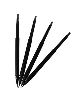 China 2 In 1 Auto Eyebrow Pencil , Female Dual Head Retractable Brow Pencil for sale