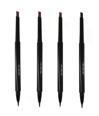 China 4 Colors Mineral Double Headed Eyebrow Pencil With Eyeliner Pencil Eyebrows Makeup Products for sale